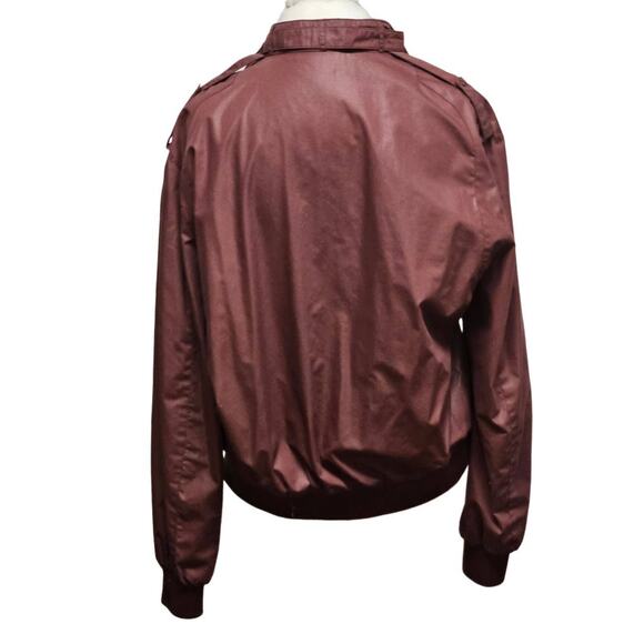 Members Only Vintage Unisex 80s Retro Racer Bomber Jacket Size 42 Large - Picture 13 of 13